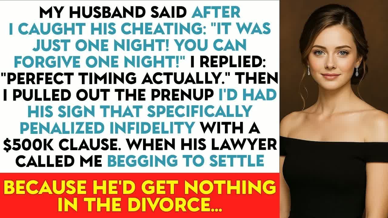 My Husband Said After I Caught His Cheating： ＂It Was Just One Night! You Can Forgive One Night!＂