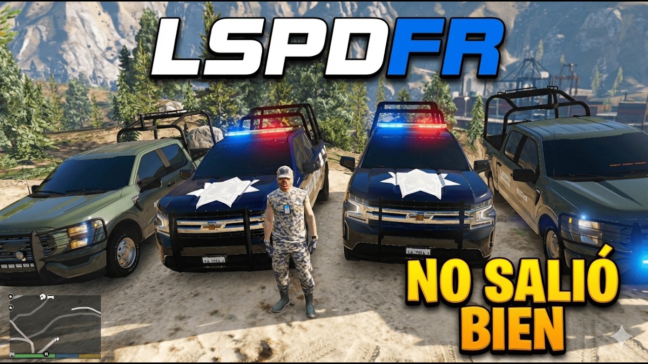 GTA 5 Polic&iacute;a LSPDFR | Persecuci&oacute;n Fallida y Final Inesperado