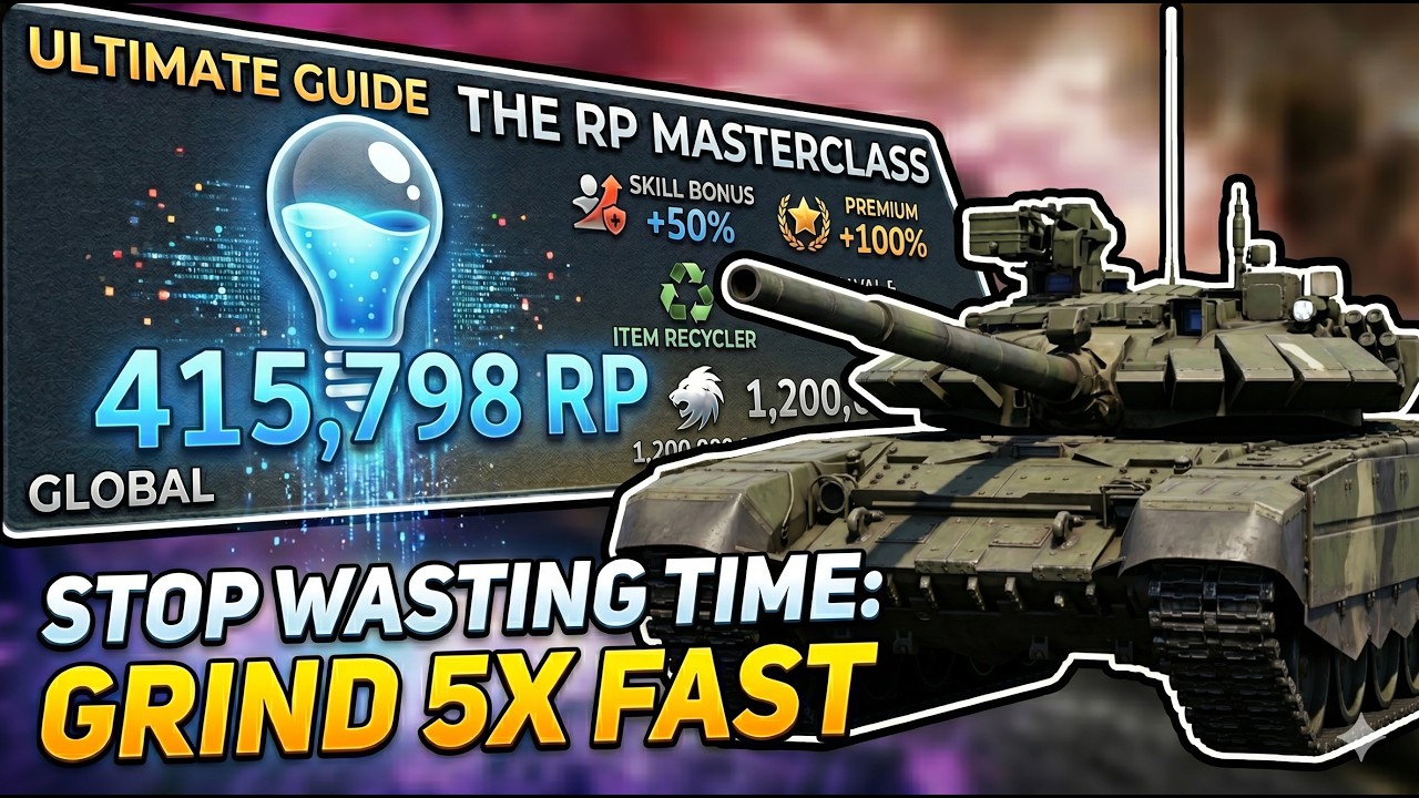 How to Grind RP FAST in War Thunder (2026 Guide)