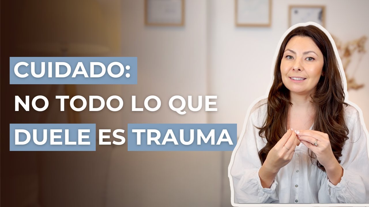 Aprende a diferenciar entre herida, trauma y dolor