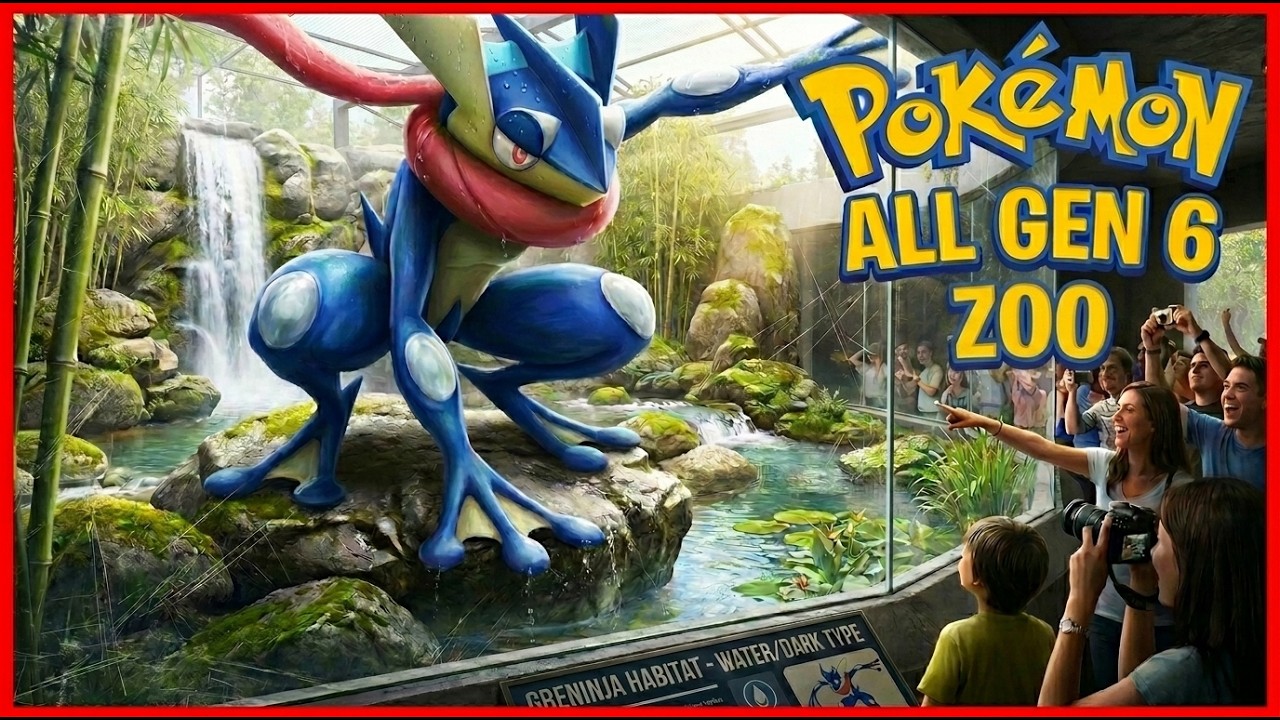 pokemon park Tour All 72 gen 6 Kalos Region Pok&eacute;mon's podex In Real Life Style Ai Imagined