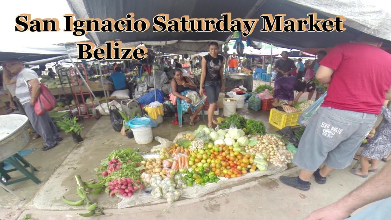 San Ignacio, Saturday market, Belize (HD)