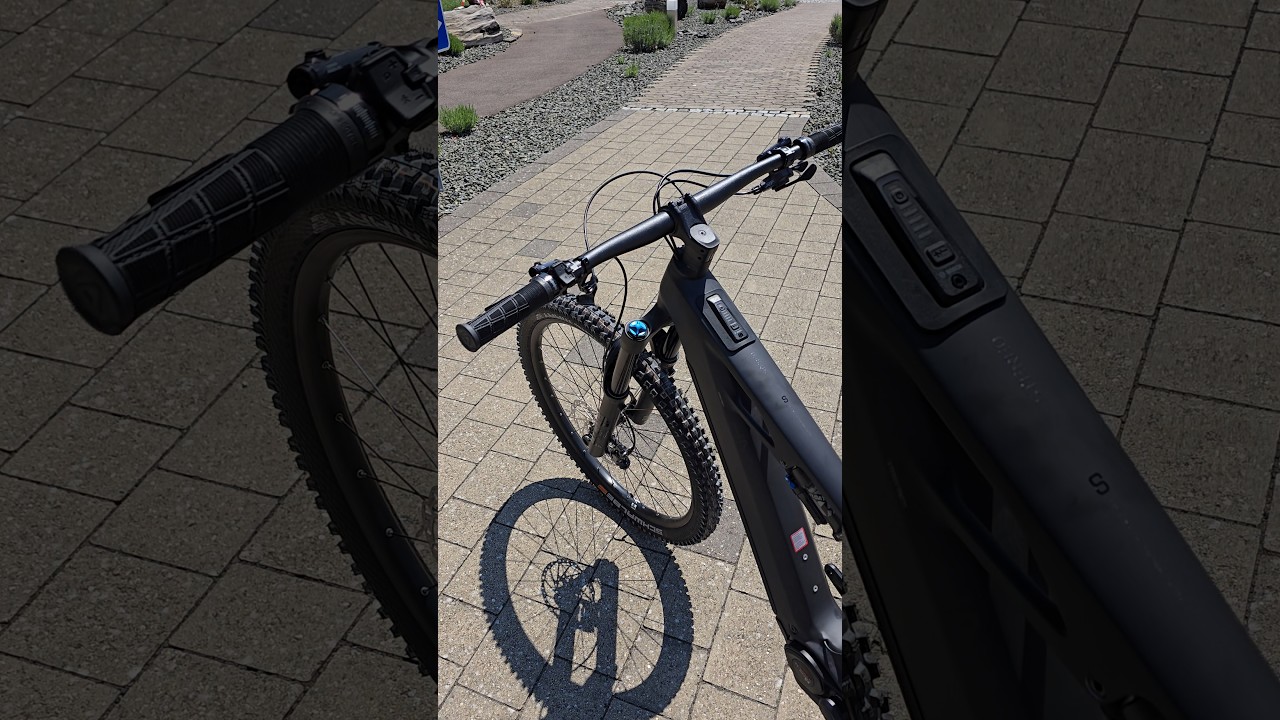 E-Bike 2025 Cube Stereo Hybrid ONE77 SLX - Dropper Test🔥 #mtb#cube#2025#ebike #hybrid#dropper #test