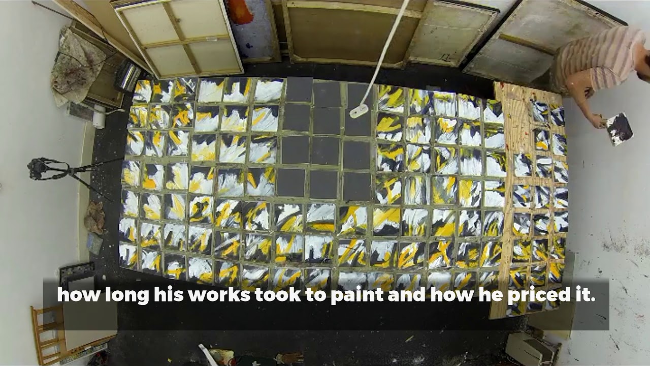 Norwich artist Brian Korteling creates 120 unique paintings in 120 minutes