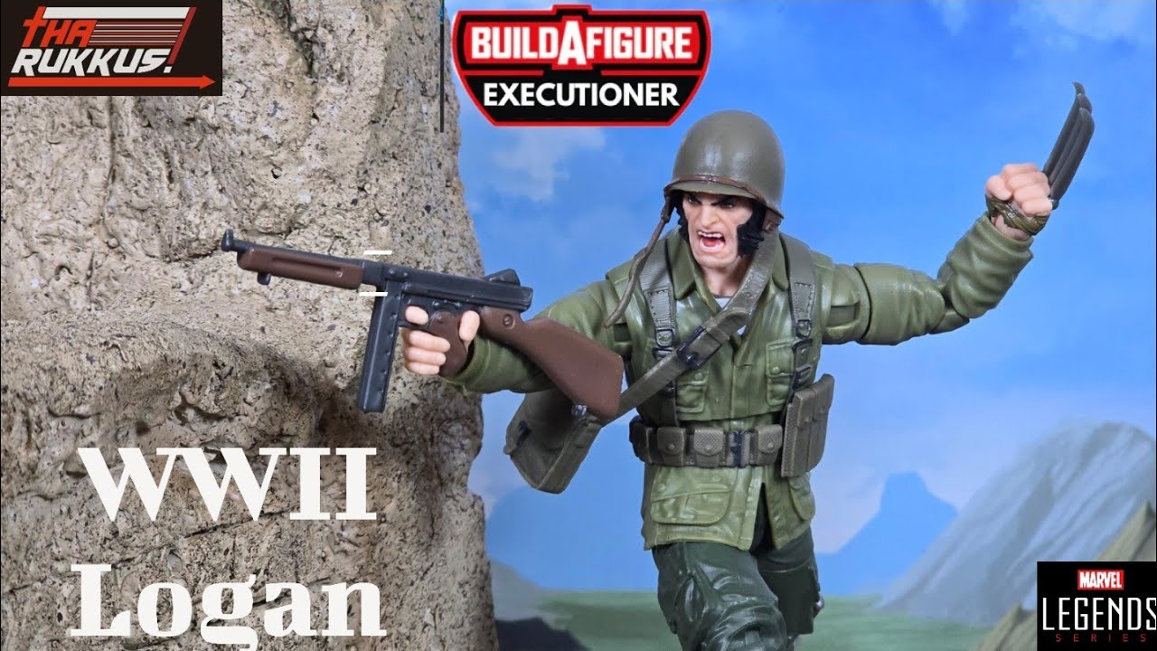 Marvel Legends Wolverine (WWII Logan) Executioner Build A Figure Wave One More Logan to Collect!