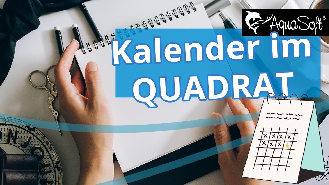 ANLEITUNG | Kalender erstellen im Quadrat 📅🔲