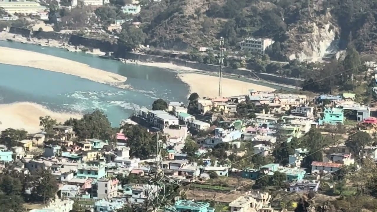 Glimpse of Srinagar Pauri garhwal from Ganga Darshan View Point.⛰️