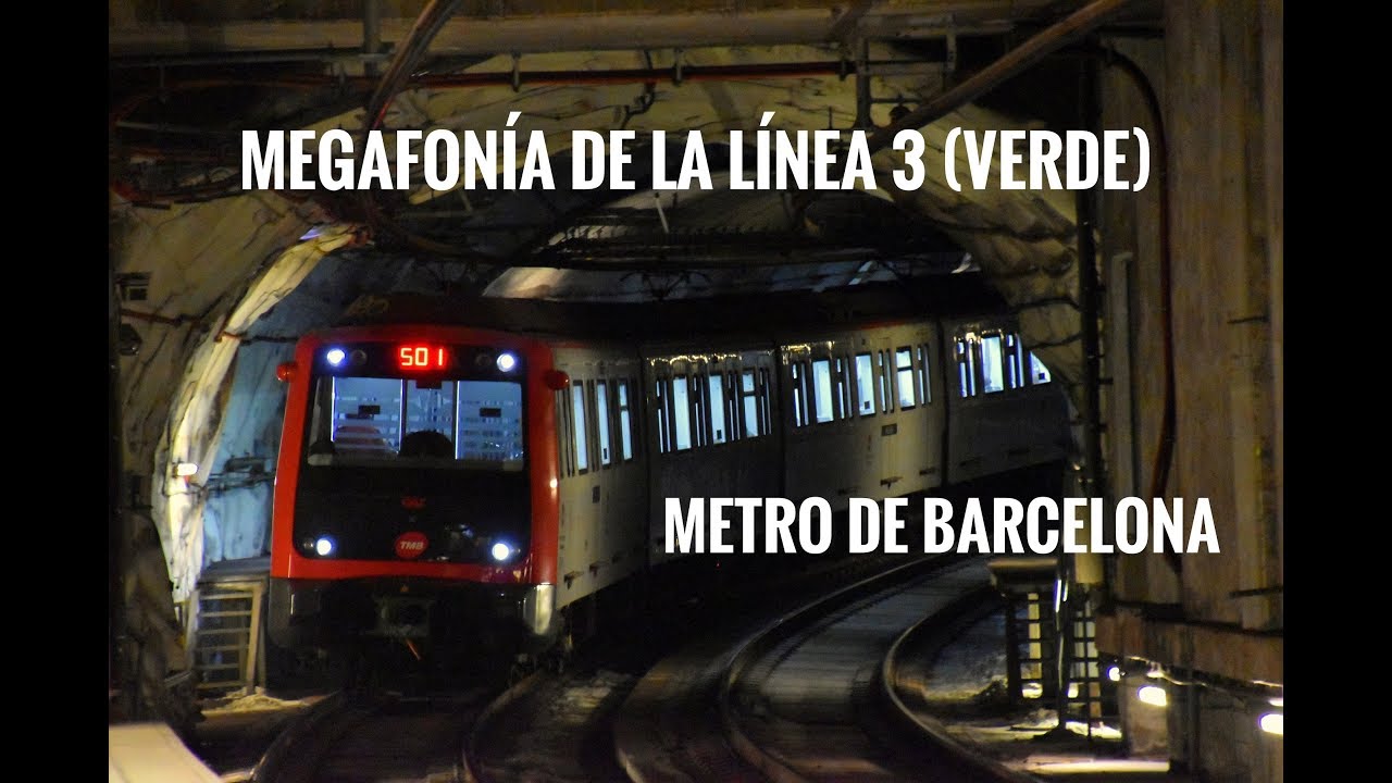 Megafonia de La Linea 3 del Metro de Barcelona