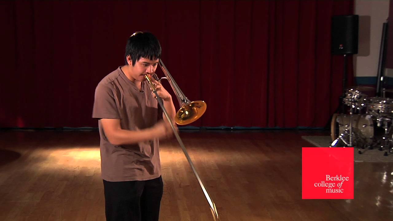 Student Trombonist Michael Wang