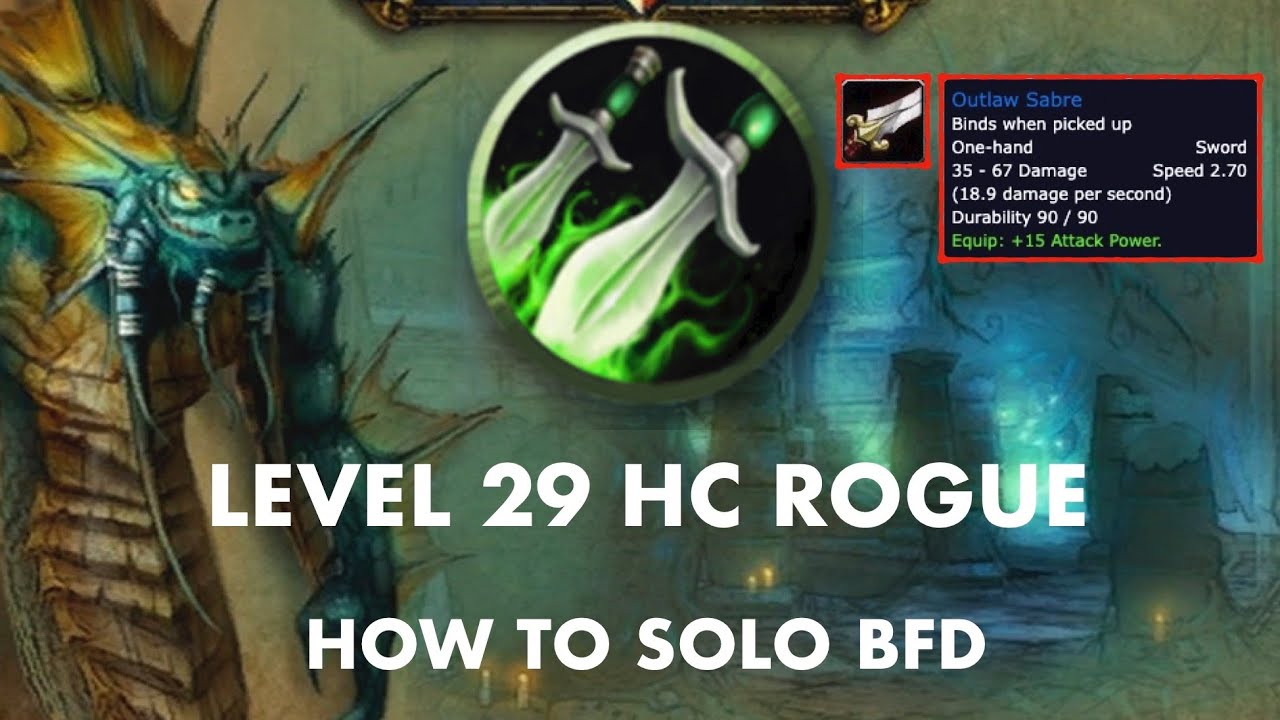 Commentary guide: How to solo Blackfathom Deeps as HC SSF Rogue (no engi/world buffs)