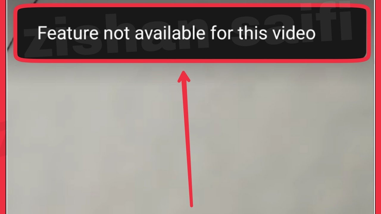 YouTube Fix Feature not available for this video Problem Solve