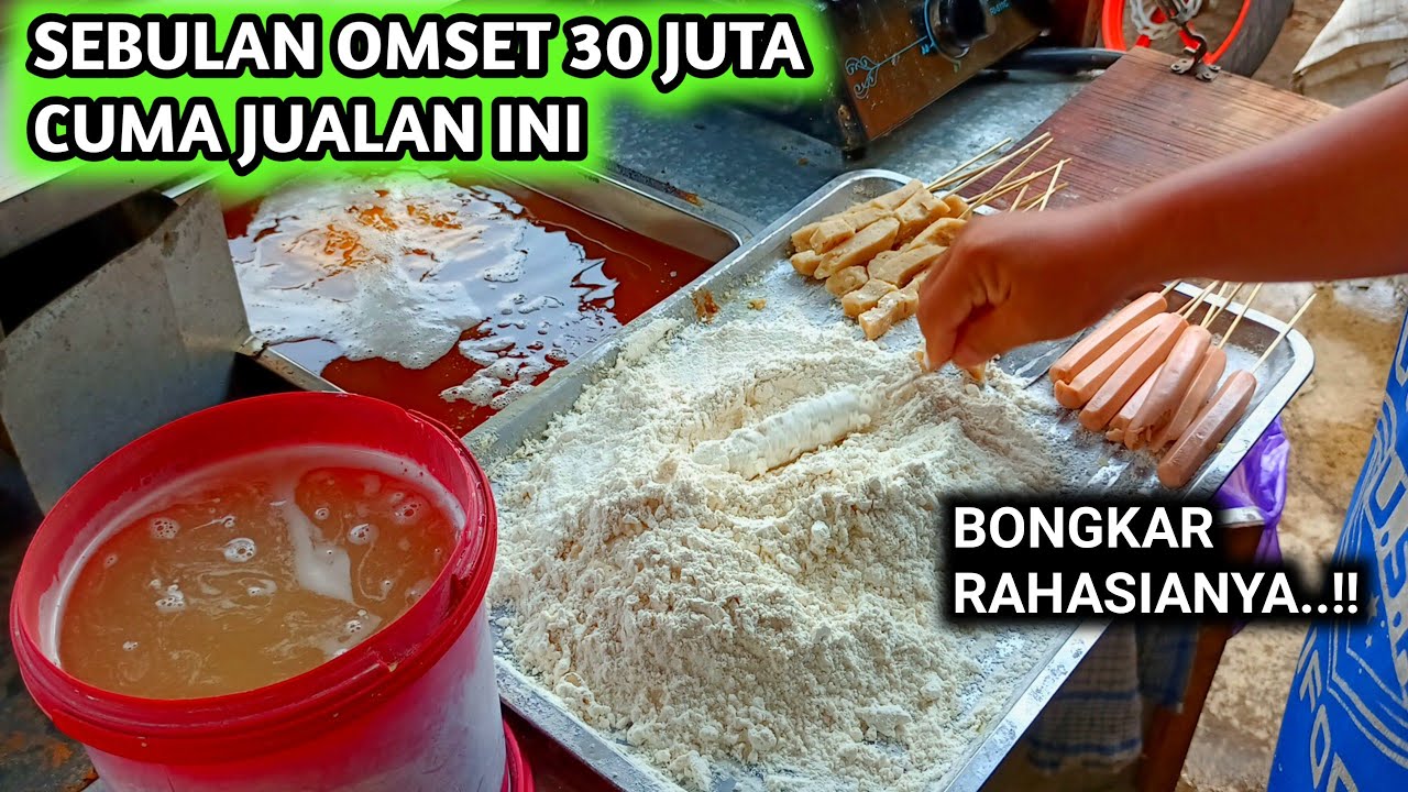 LENGKAP, DETAIL DAN JELAS SAMPAI TAKARAN!! CARA MEMBUAT BAKSO BERJAKET OMSET JUTAAN