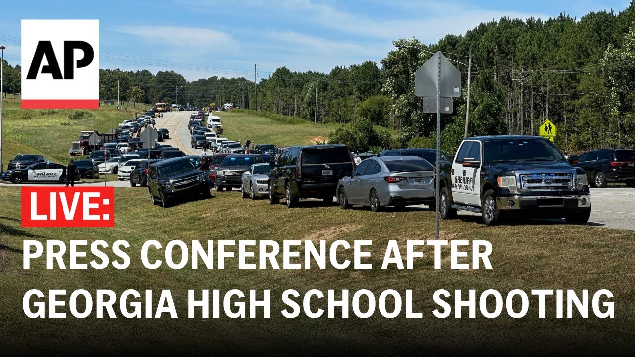 LIVE: Press conference after Apalachee High School shooting left 4 dead in Georgia