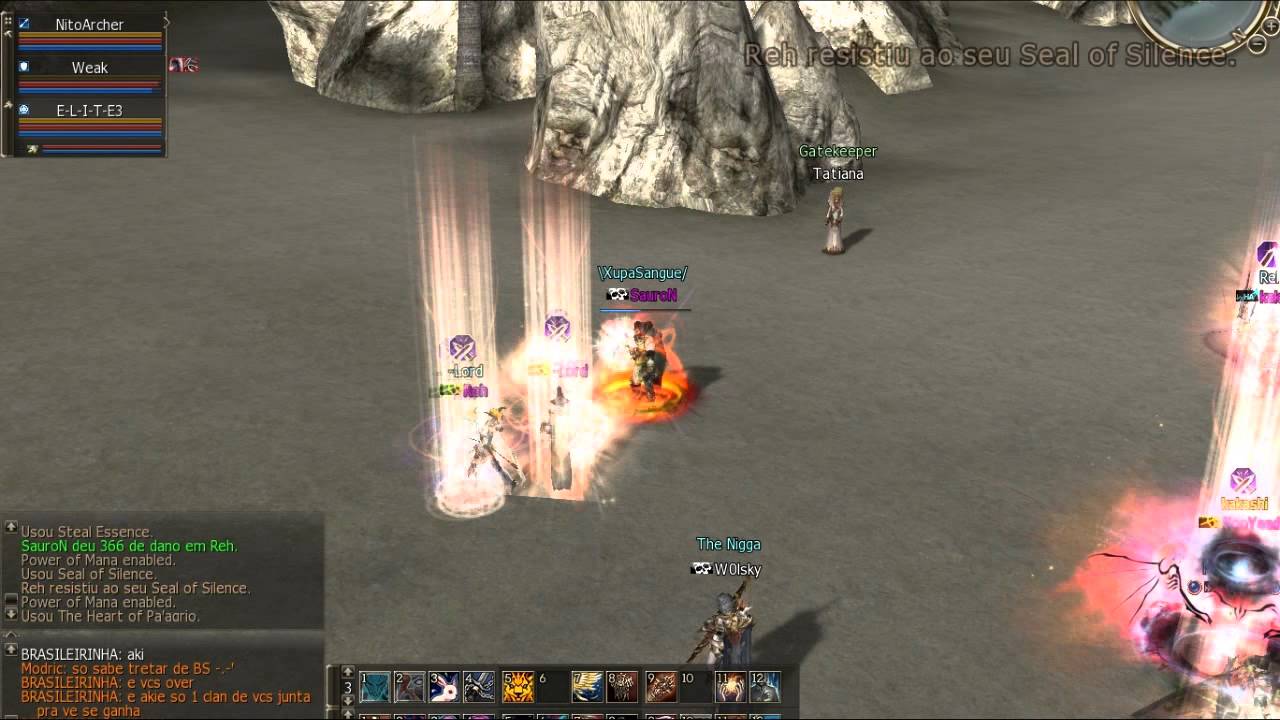 Lineage 2 trion - *Double Strong* Overlord and Shillien Templar PVP