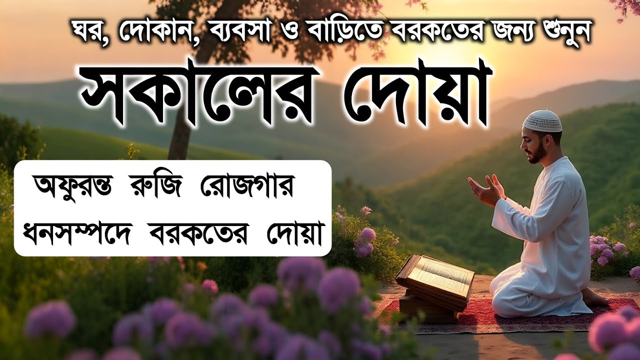 সকালটা শুরু হোক হৃদয় শীতল করা বরকতময় আয়াত দিয়ে। সকালের দোয়া ও জিকির। Morning Dua Full by Alaa Aqel
