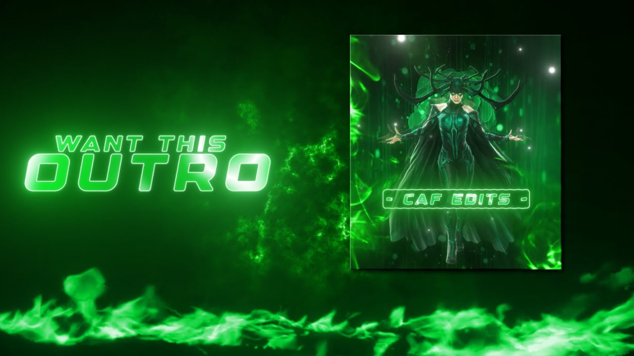 Trending Custom Outro Tutorial | After Effects Tutorial | CAF Edits