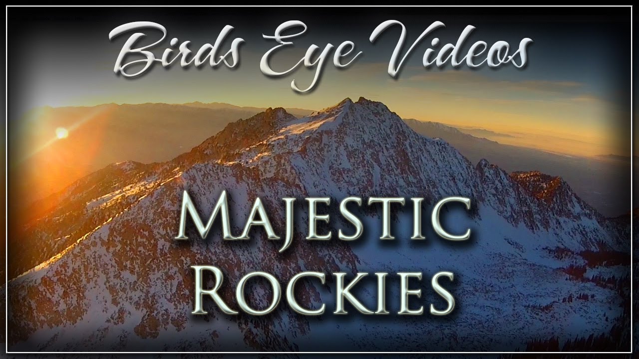 EPIC FPV !  Majestic Rocky Mountains from Birds Eye View