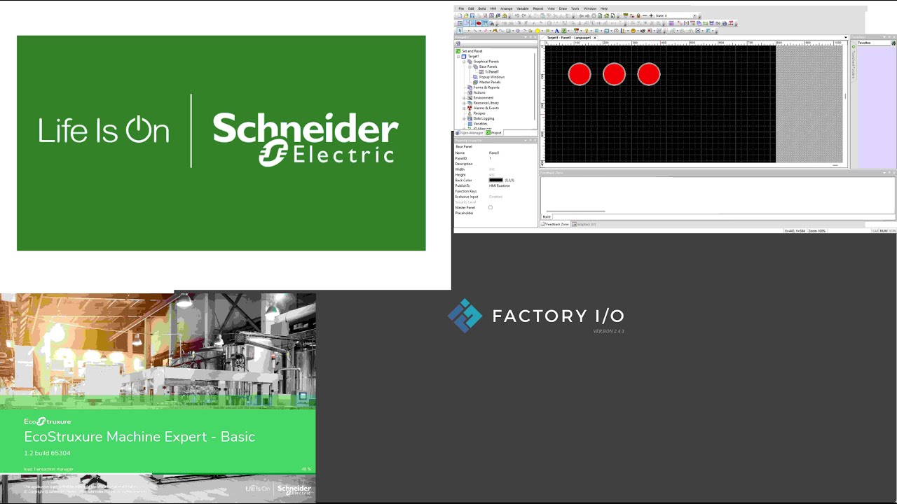 Tutorial Factory IO Filling Tank (Timers) EcoStruxure Machine Expert