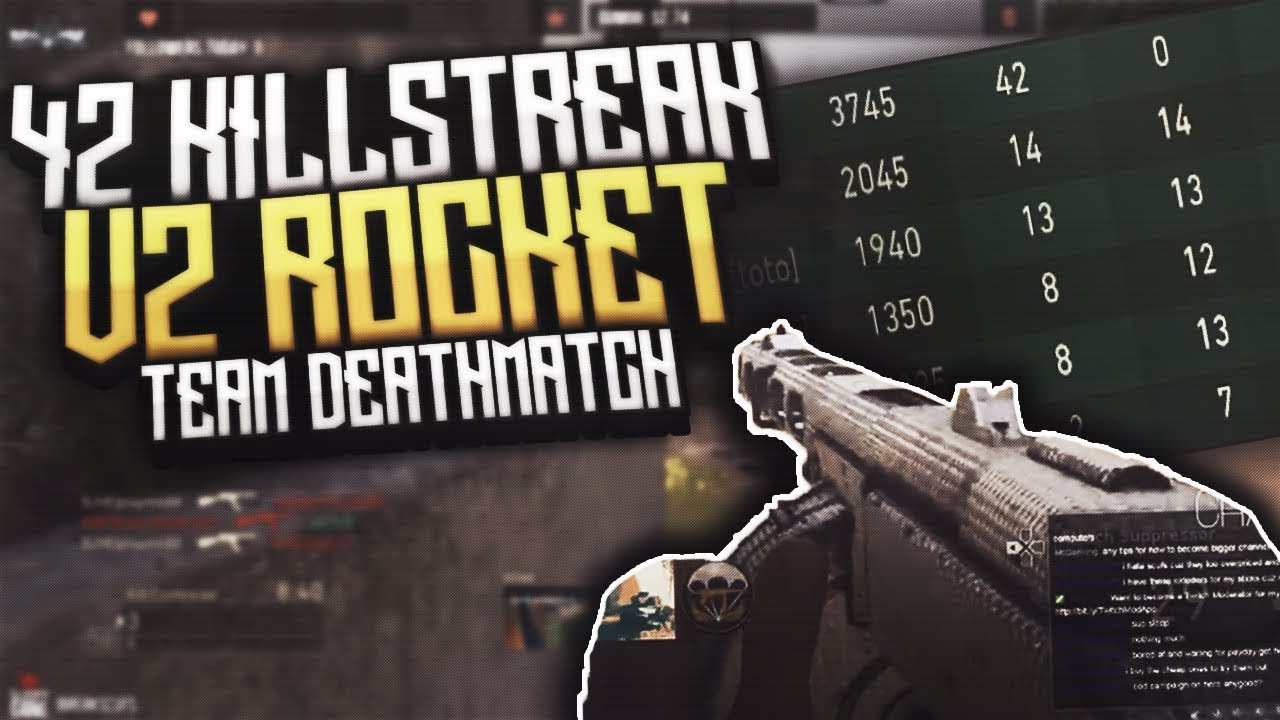 42 FLAWLESS KILLSTREAK V2 ROCKET in COD WWII! 64K XP!