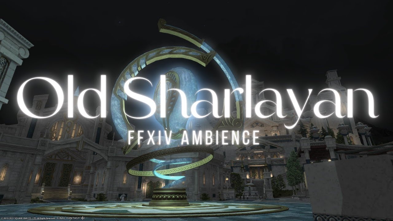 Old Sharlayan Night Ambience | FFXIV | Music to Study and Relax