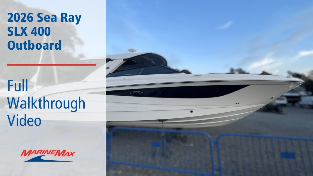 Лодка Sea Ray SLX 400 OB 2026 года продаётся в MarineMax Хантингтон, штат Нью-Йорк