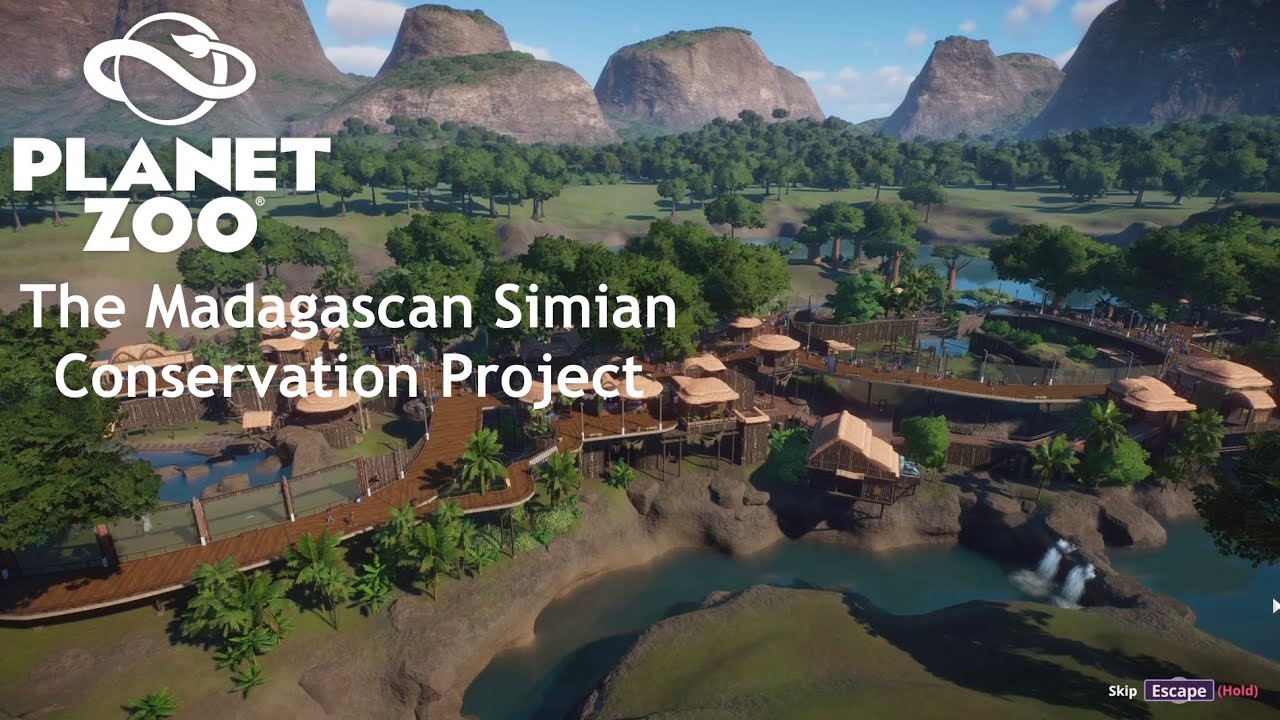 Planet Zoo Console-Career mode HARD-The Madagascan Simian Conservation Project