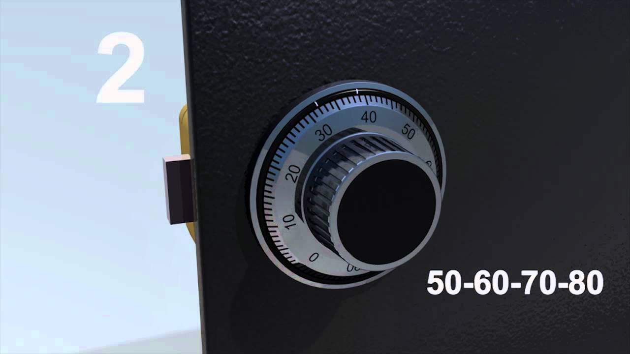 LA GARD Mechanical Lock: 4-Wheel - How to Change the Factory Combination