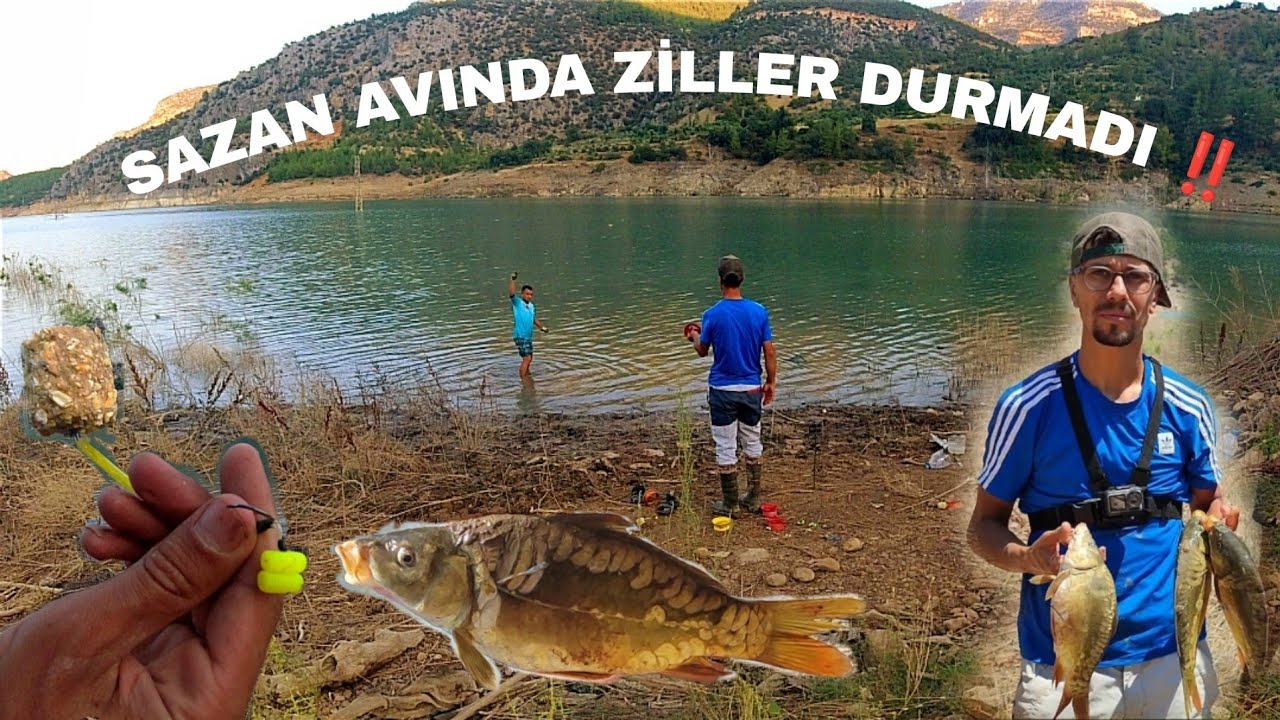 ERMENEKTE ZİLLER DURMUYOR‼️/SAZAN AVI/CARP FİSHİNG/OLTA VE KASNAKLA SAZAN AVI/BALIK AVI