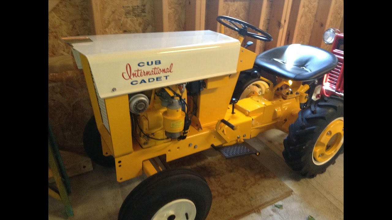14 - Cub Cadet Tractor Restoration / Painting the new hood