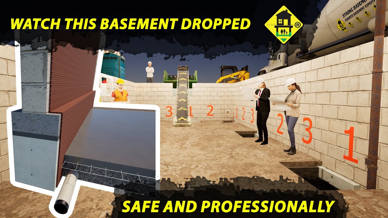 Basement Lowering / Underpinning Toronto | Construction Steps | Inspections | Costs - 2025 Guide