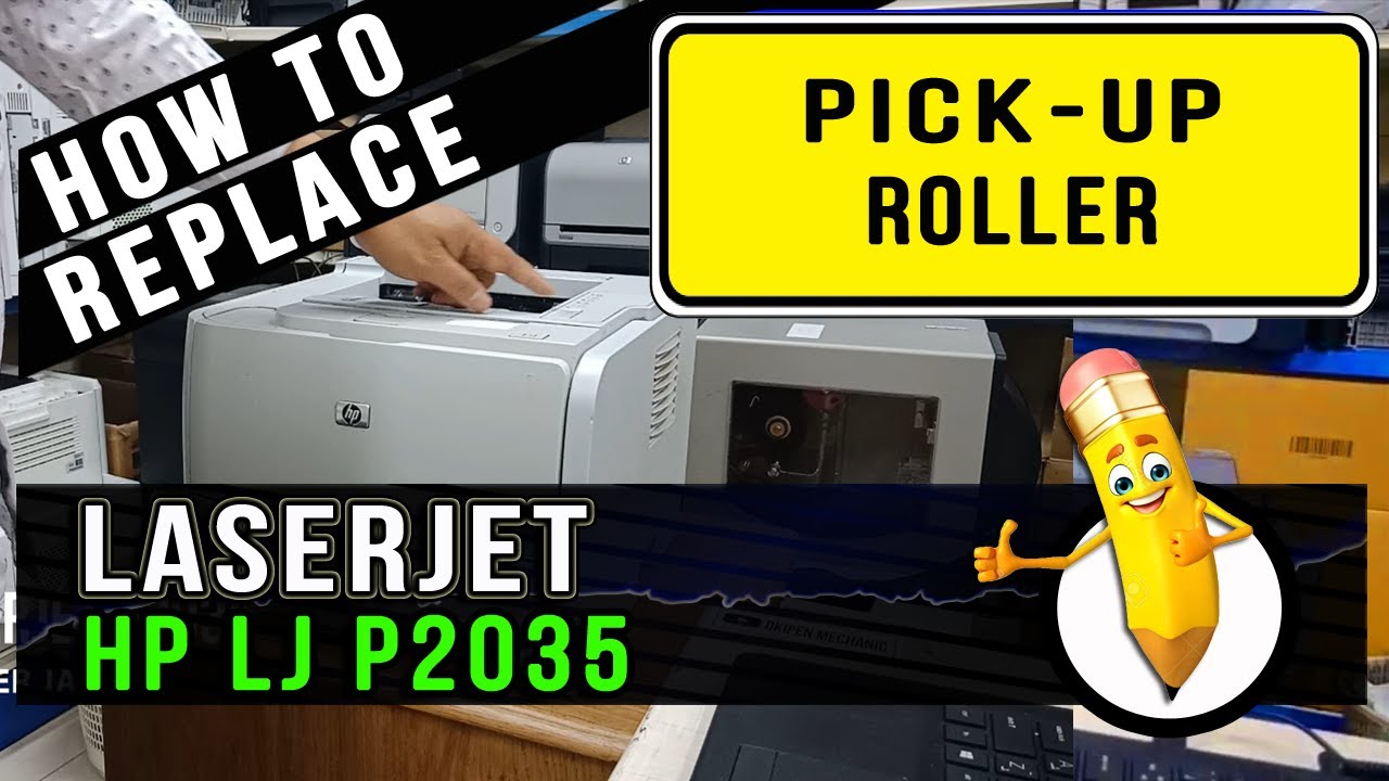 How To Replace | Pick-Up Roller | Hp Laserjet P2035
