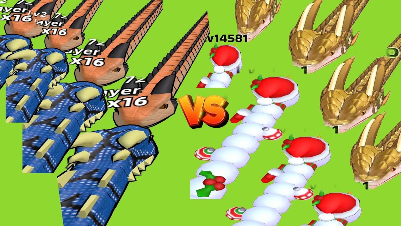 Snake Clash.io VS Snake Hero – Ultimate Snake Battle #Snakeclash #snakehero #gaming #40