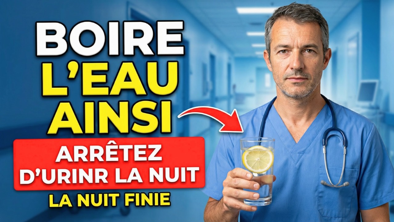 ⚠️ UROLOGUE RÉVÈLE : Buvez de l'Eau COMME CECI Pour Ne Plus Vous Réveiller la Nuit