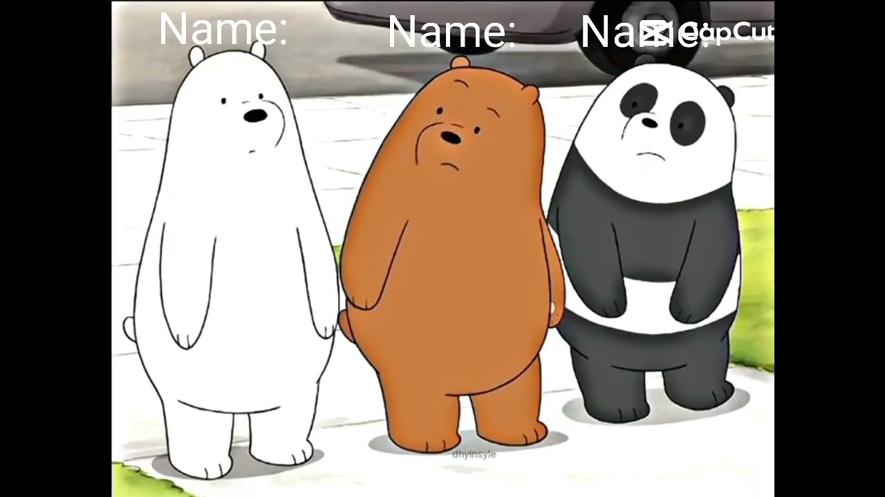 we bare bears l cartoon l icebare funny POV: 🤣 memes