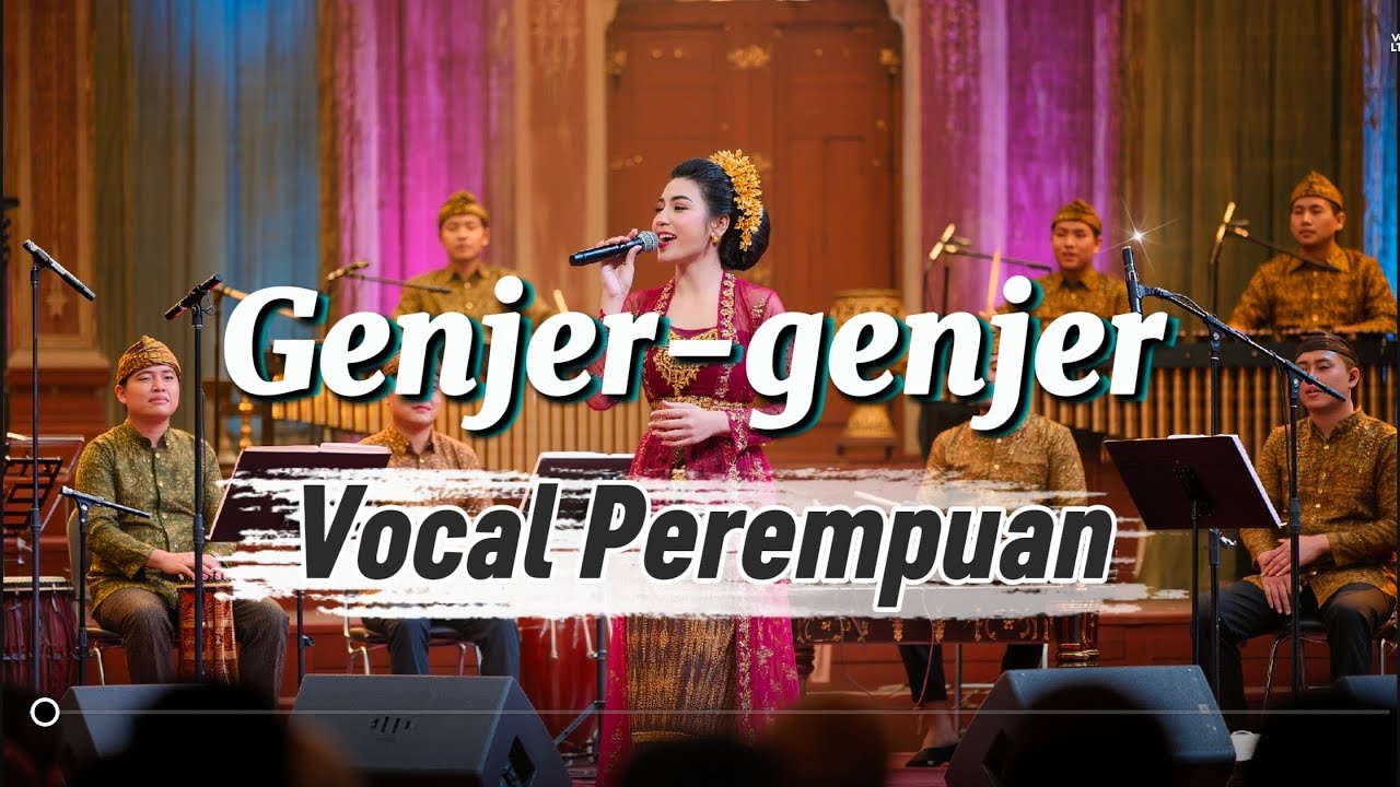 Genjer-genjer | Vocal perempuan | Musik gamelan jawa