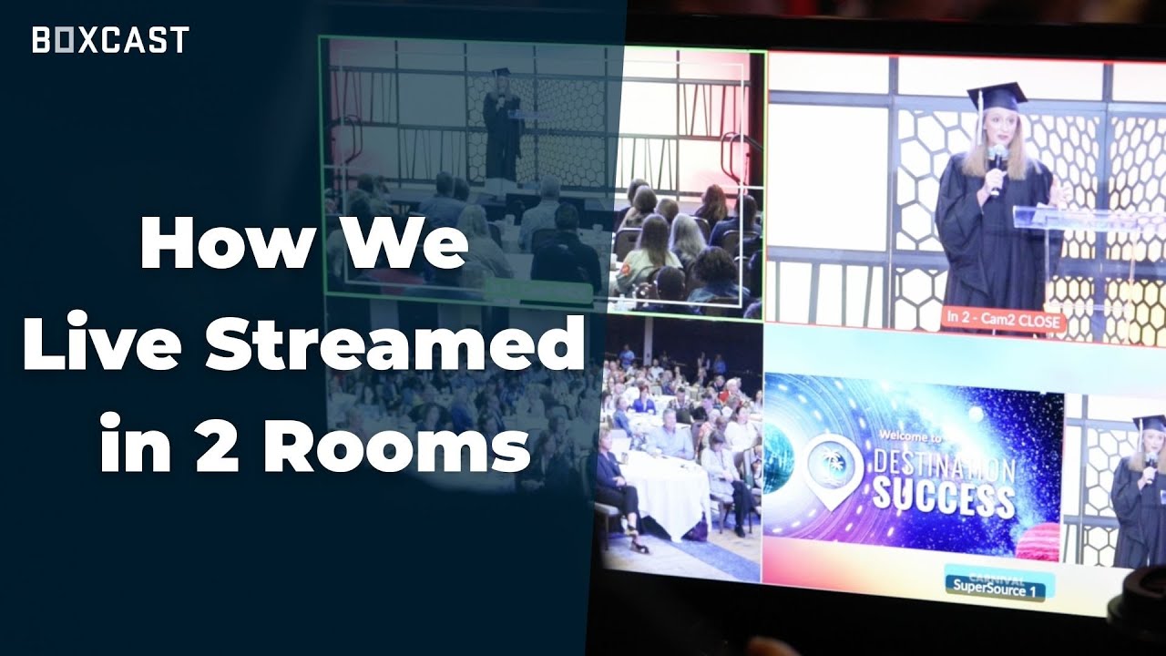 Live Streaming a Conference from Multiple Ballrooms — Even Without Internet