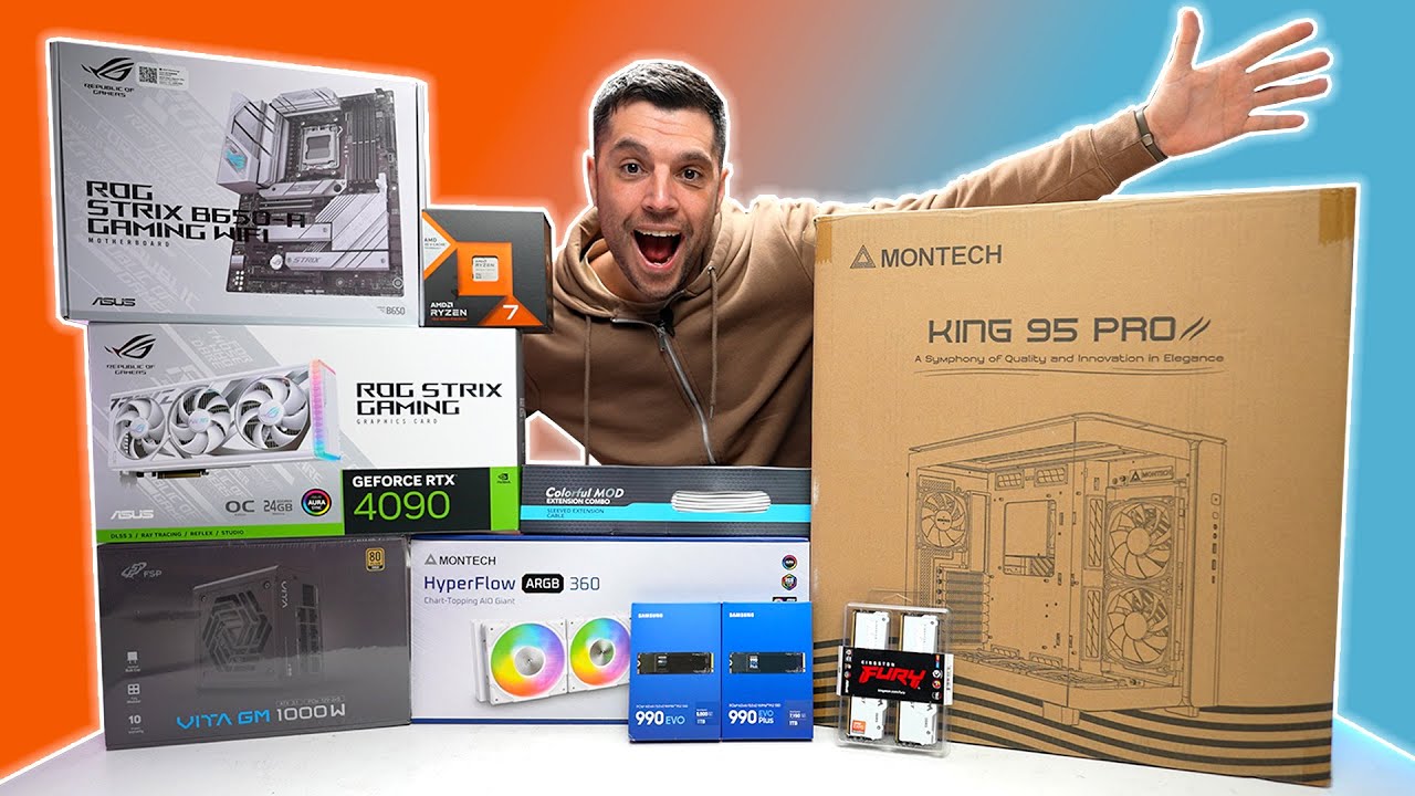 PC Build in the Montech King 95 Pro FT 7800X3D & RTX4090