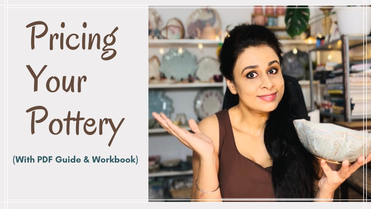 A simple and easy approach to pricing pottery with a PDF guide and a workbook!