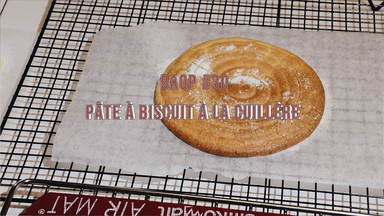 BAOP #30 파트 아 비스퀴 아 라 퀴이에르 ;  pâte à biscuit à la cuillère (Sub Kor/Eng)