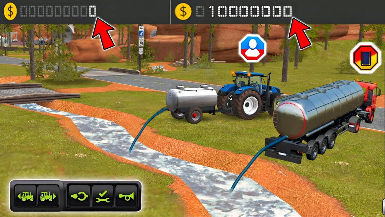 Fs 18 Gameplay Getting Milk with unlimited money      1000000 : Farming Simulator 18 #fs18