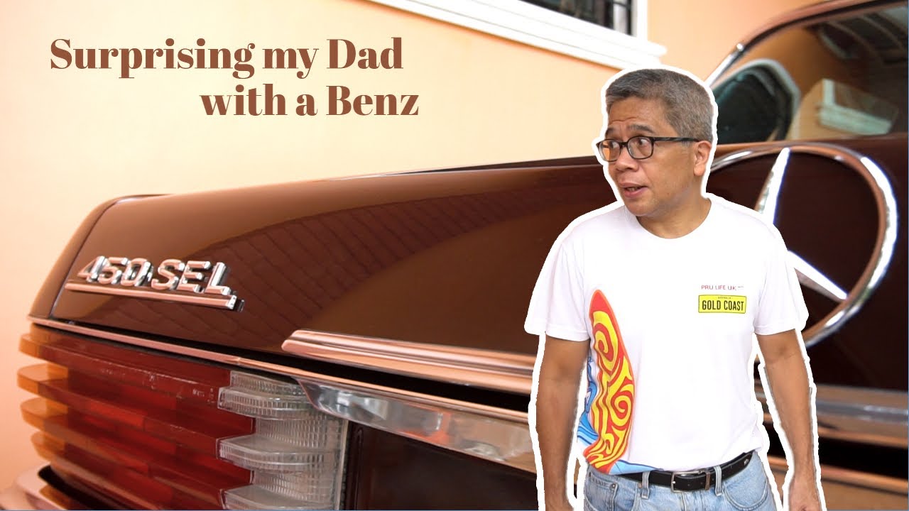 Surprising Dad with his dream Benz! (1976 Mercedes Benz 450 SEL)