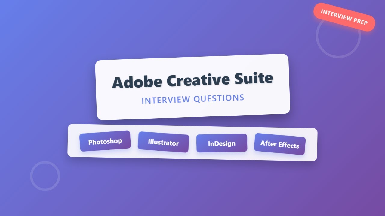 Adobe Creative Suite Interview Questions - Complete Guide for Photoshop, Illustrator & More