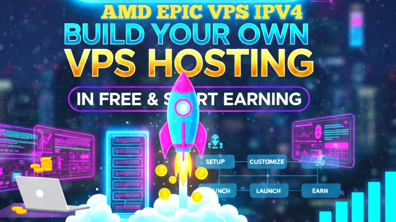 How To Get FREE AMD EPYC IPv4 VPS Unlimited Performance | No Credit Card Require#minecraft#freevps
