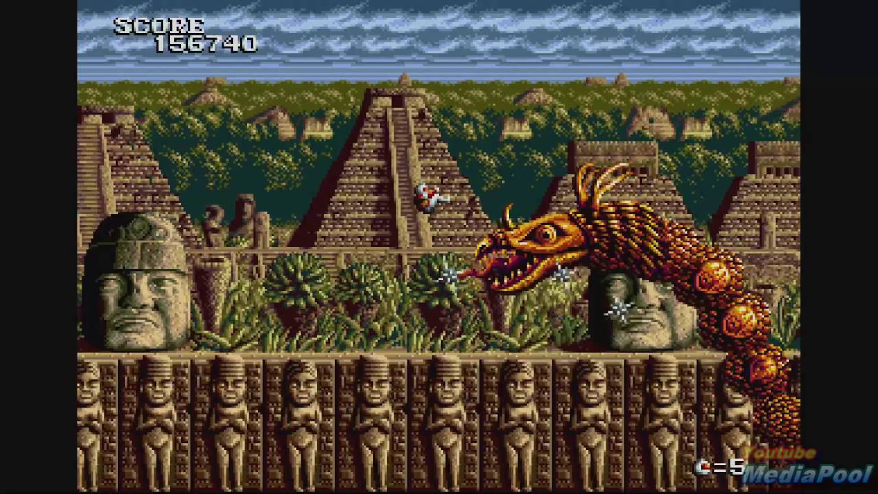 1992 Atomic Runner Chelnov (Sega Genesis) Game Playthrough Video Game