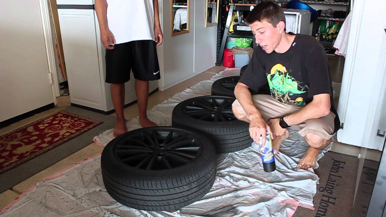 How to Plasti Dip your wheels (Subaru Brz)
