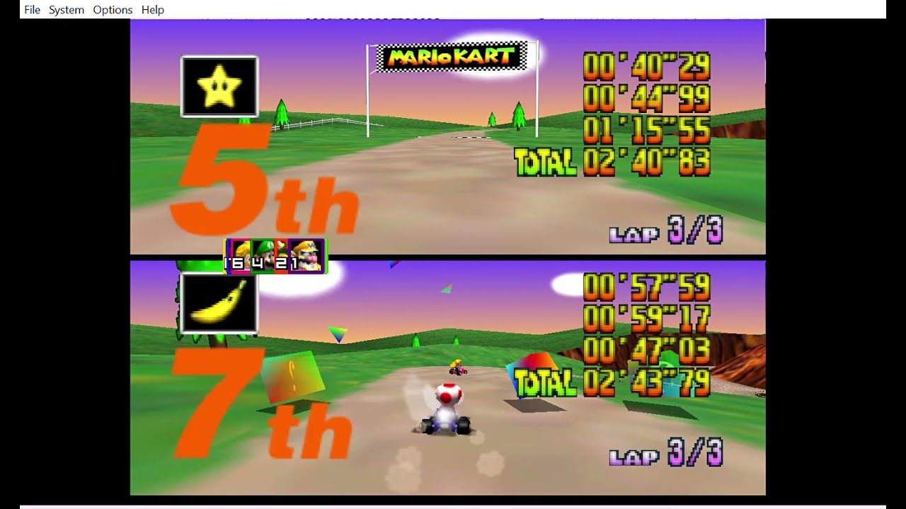 Mario Kart 64 2-Player Grand Prix: Mario vs. Toad (Special Cup)