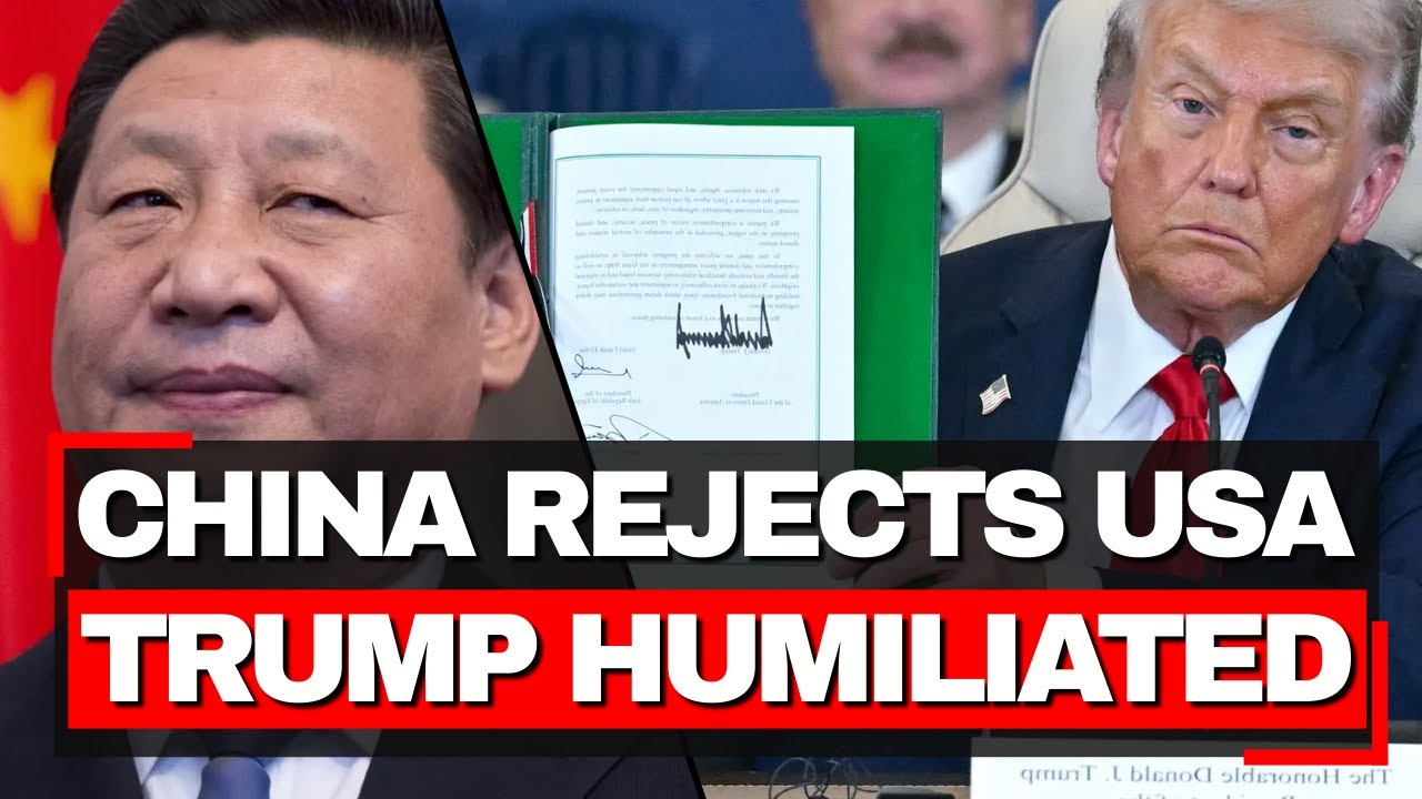 Trump HUMILIATED As China Rejects 