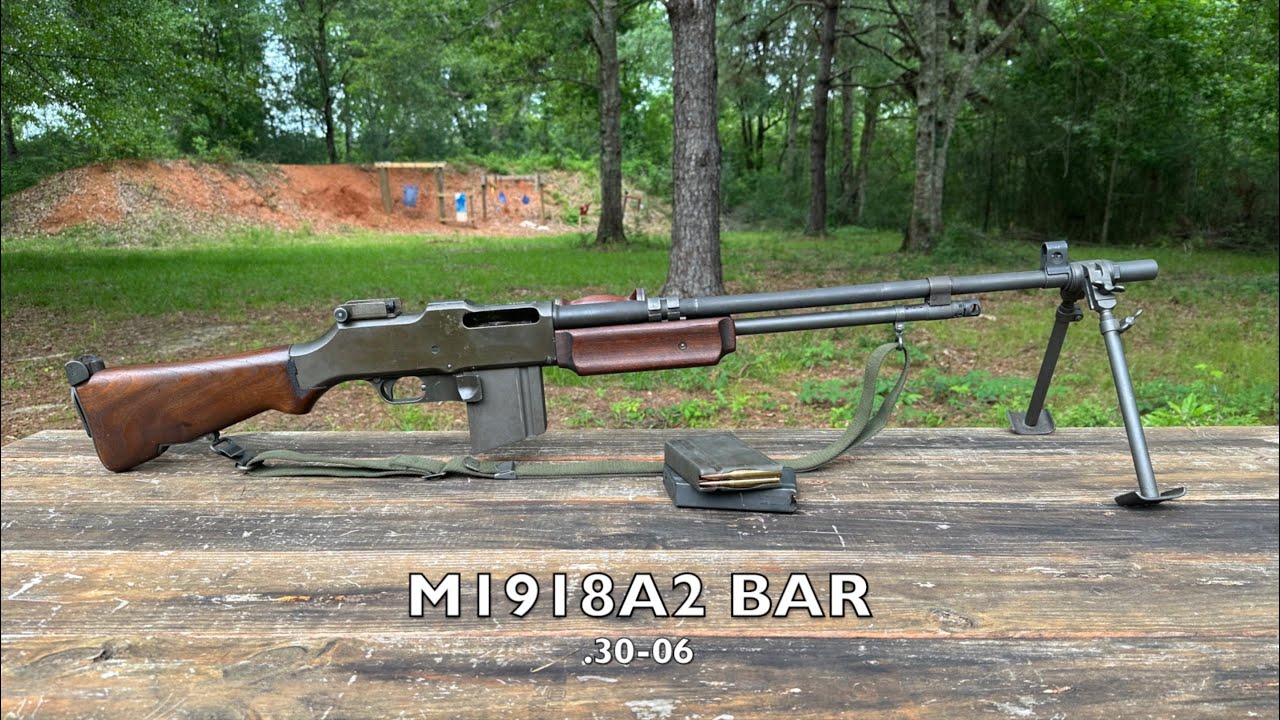 Shooting a World War II M1918A2 Browning Automatic Rifle (BAR) 🇺🇲