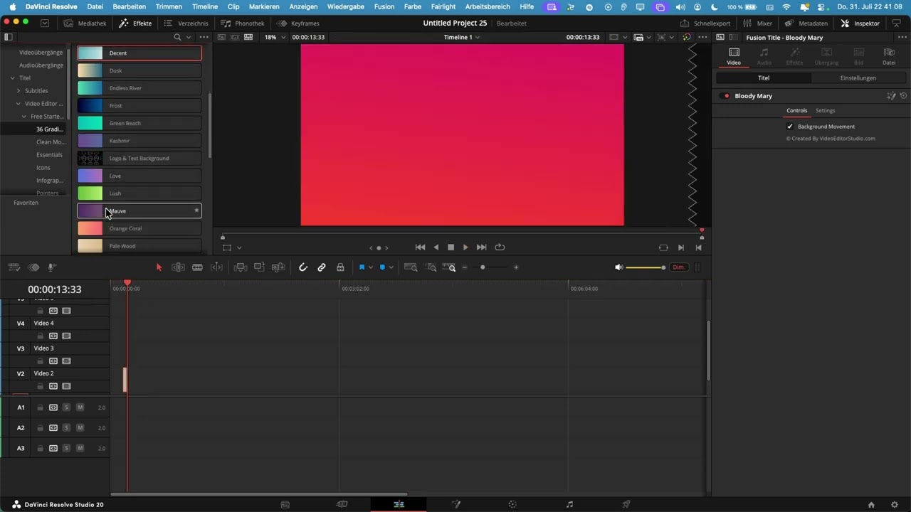 DaVinci Resolve 20 - 1 Plugin, 150+ Effekte völlig kostenlos!