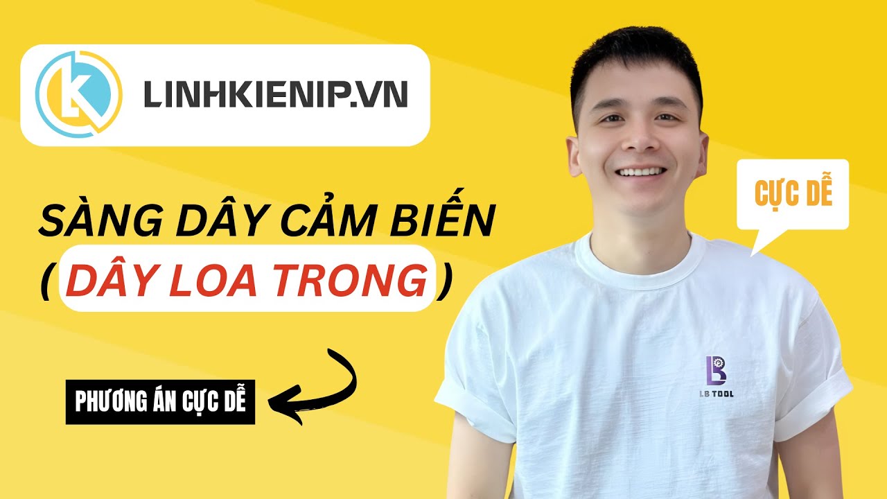 Hướng dẫn sàng dây cảm biến (cáp loa trong) #linhkienip #viralvideo #viral #camera #loa #cambien